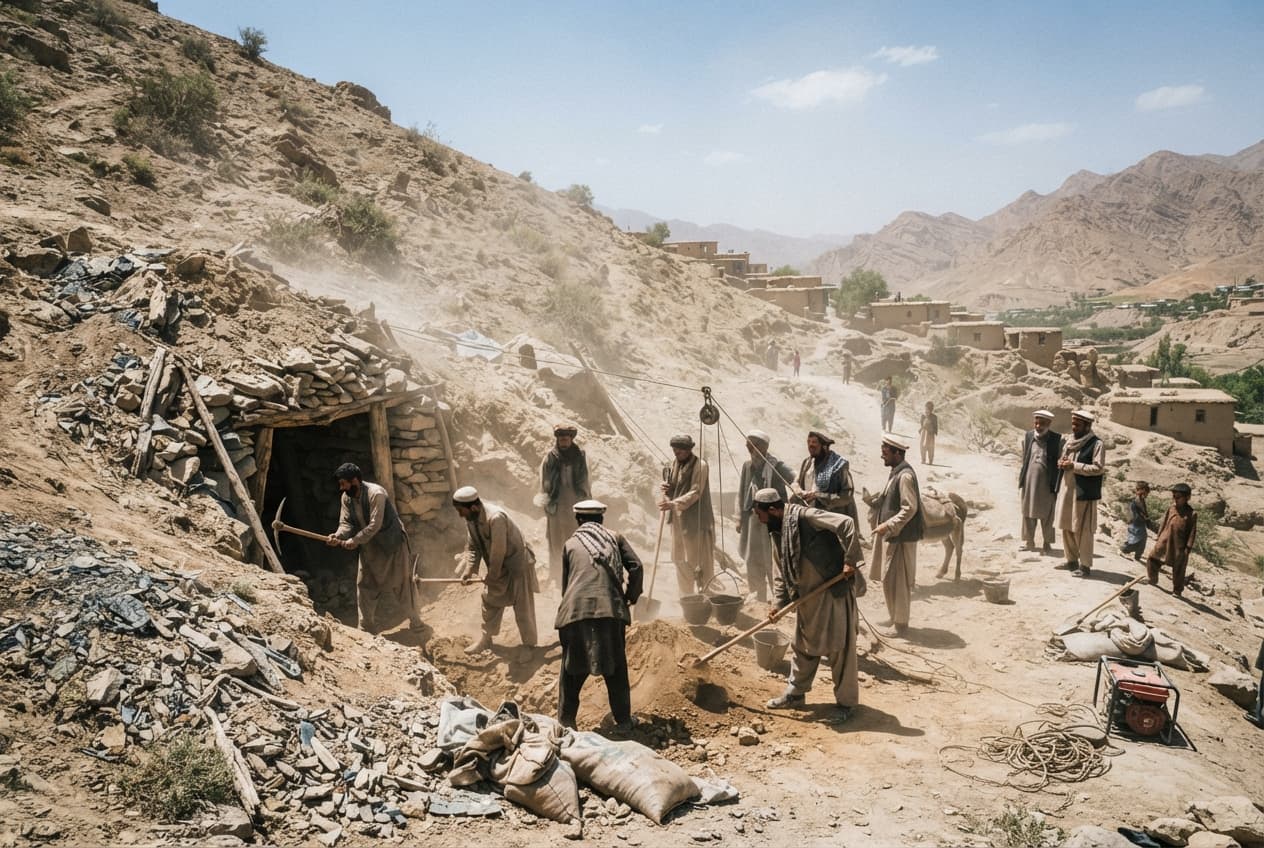 Mine Collapse in Takhar Traps Ten Miners Below Ground as Rescue Teams Deploy Mine Collapse in Takhar Traps Ten Miners Below Ground as Rescue Teams Deploy