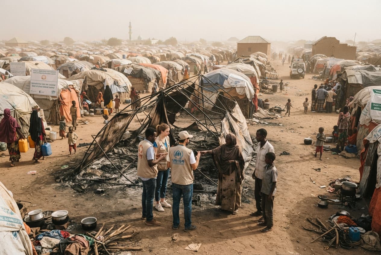 IDP Camp Tent Fire Claims Four Children: Baidoa Settlement Infrastructure Under Review IDP Camp Tent Fire Claims Four Children: Baidoa Settlement Infrastructure Under Review