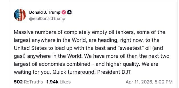 Trump’s Oil Tanker Claim Ignites Global Energy Debate Trump’s Oil Tanker Claim Ignites Global Energy Debate