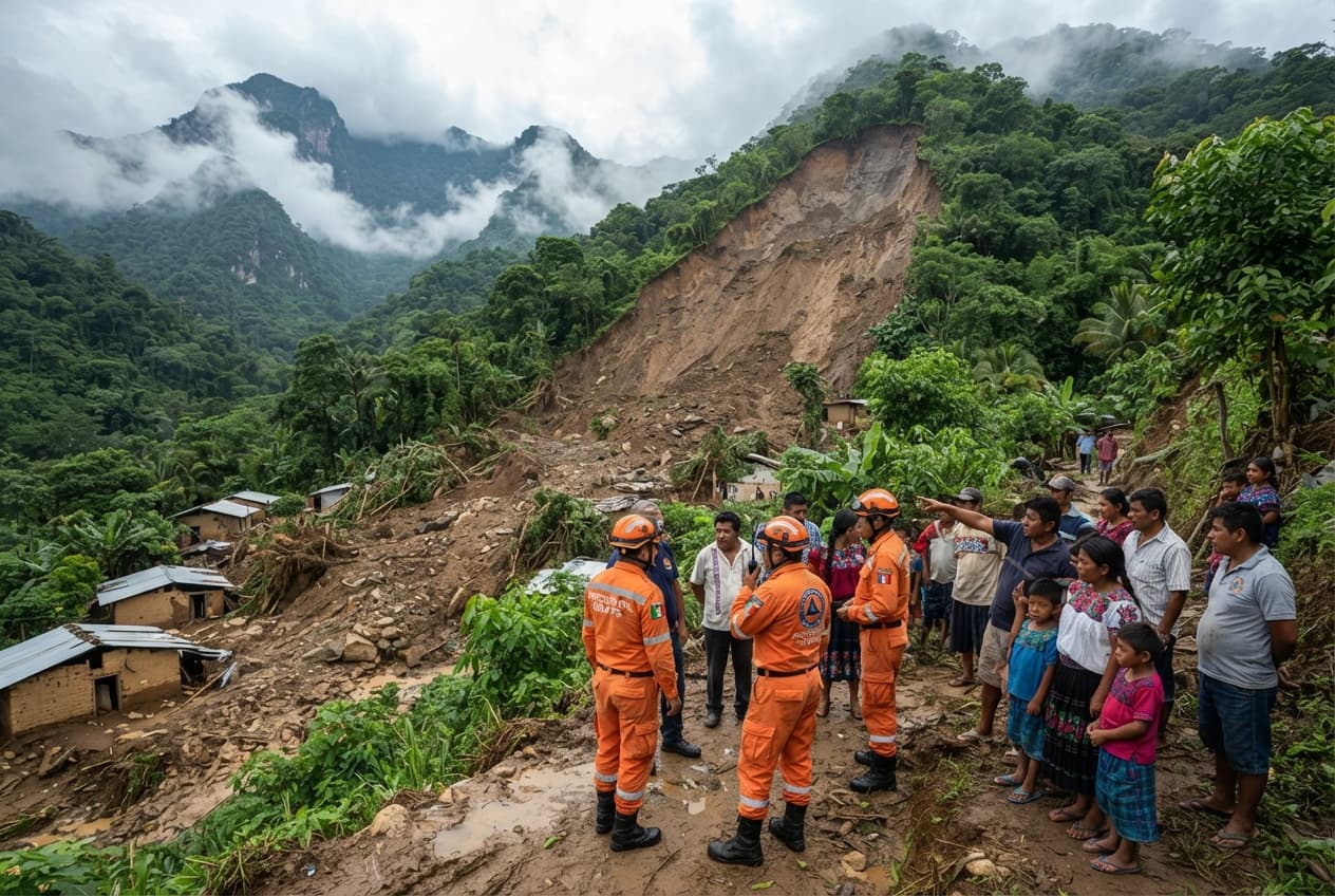 Chiapas Tropical Downpours: Massive Landslides Claim Lives Of Five Family Members In Mexico Chiapas Tropical Downpours: Massive Landslides Claim Lives Of Five Family Members In Mexico