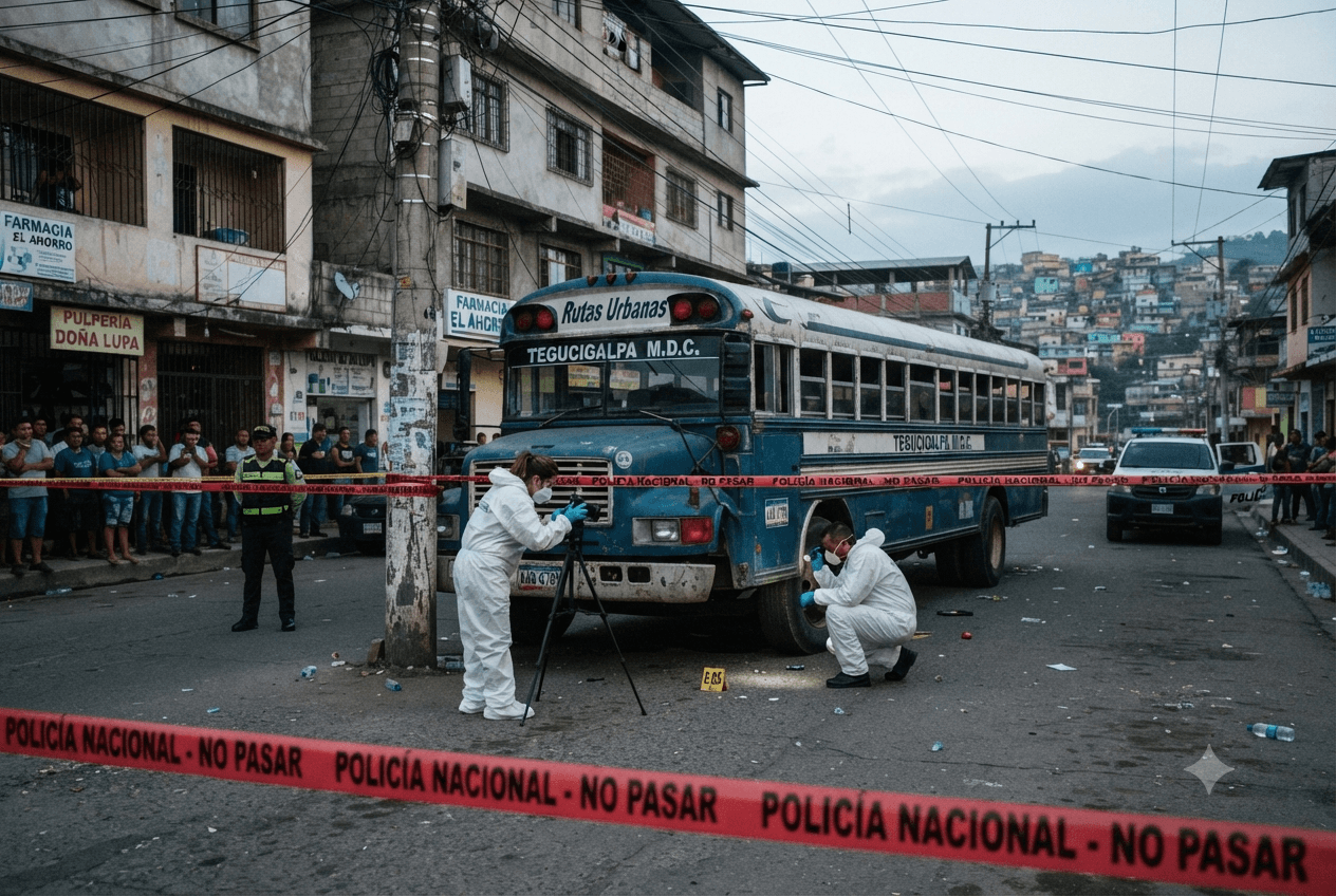 Honduras Crime Emergency: Gunmen Open Fire on Passenger Bus in Tegucigalpa, Killing Two Honduras Crime Emergency: Gunmen Open Fire on Passenger Bus in Tegucigalpa, Killing Two