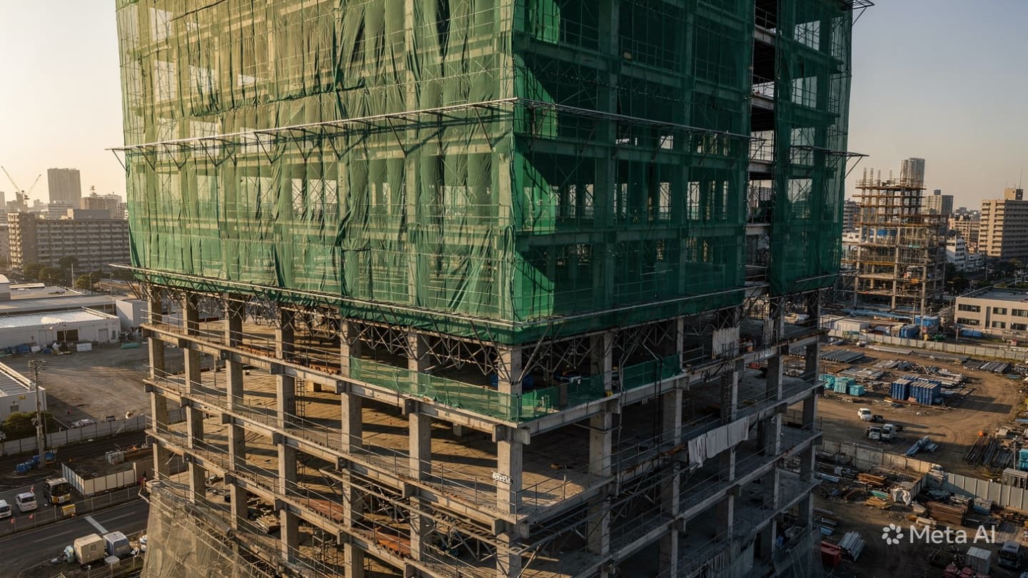 Yokohama Tragedy: Authorities Investigate Death of Construction Worker Who Fell From Tall Building Site Yokohama Tragedy: Authorities Investigate Death of Construction Worker Who Fell From Tall Building Site