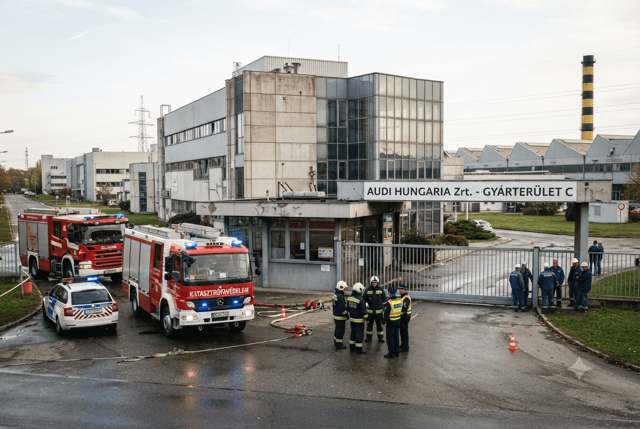 Industrial Safety Alert: Four Workers Injured During Gas Leak Explosion At Győr Manufacturing Hub Industrial Safety Alert: Four Workers Injured During Gas Leak Explosion At Győr Manufacturing Hub