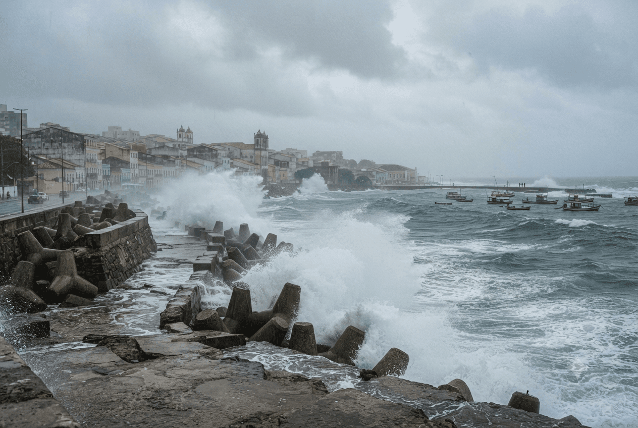 Salvador Sea Accident: Rough Waters Capsize Tourist Vessel off Coast, Claiming Two Lives This Afternoon Salvador Sea Accident: Rough Waters Capsize Tourist Vessel off Coast, Claiming Two Lives This Afternoon