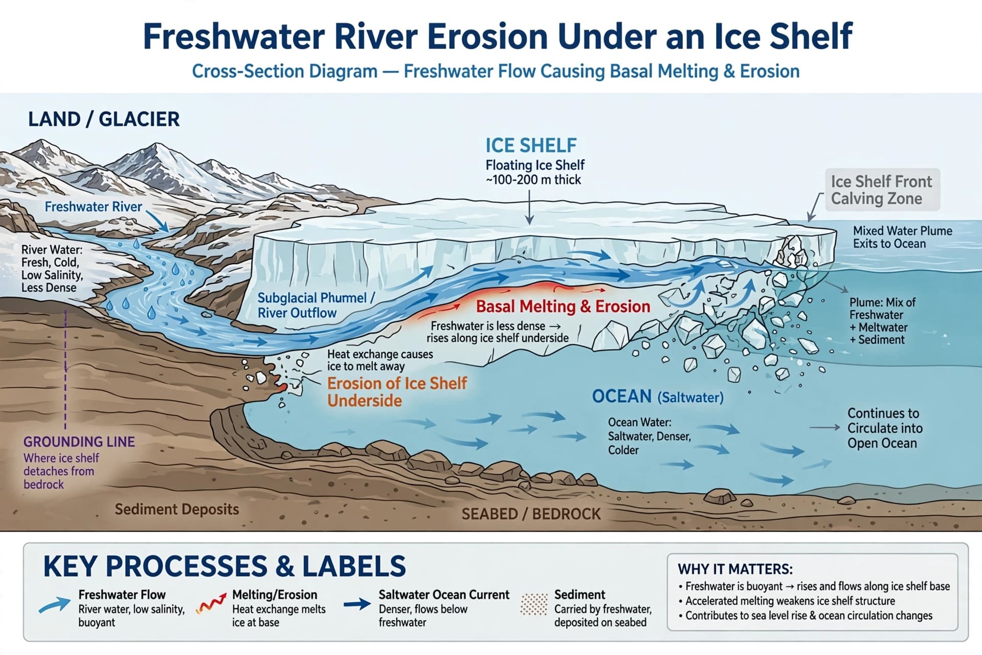 The Undercutting Force: Estuaries and the Breaking of Ice The Undercutting Force: Estuaries and the Breaking of Ice