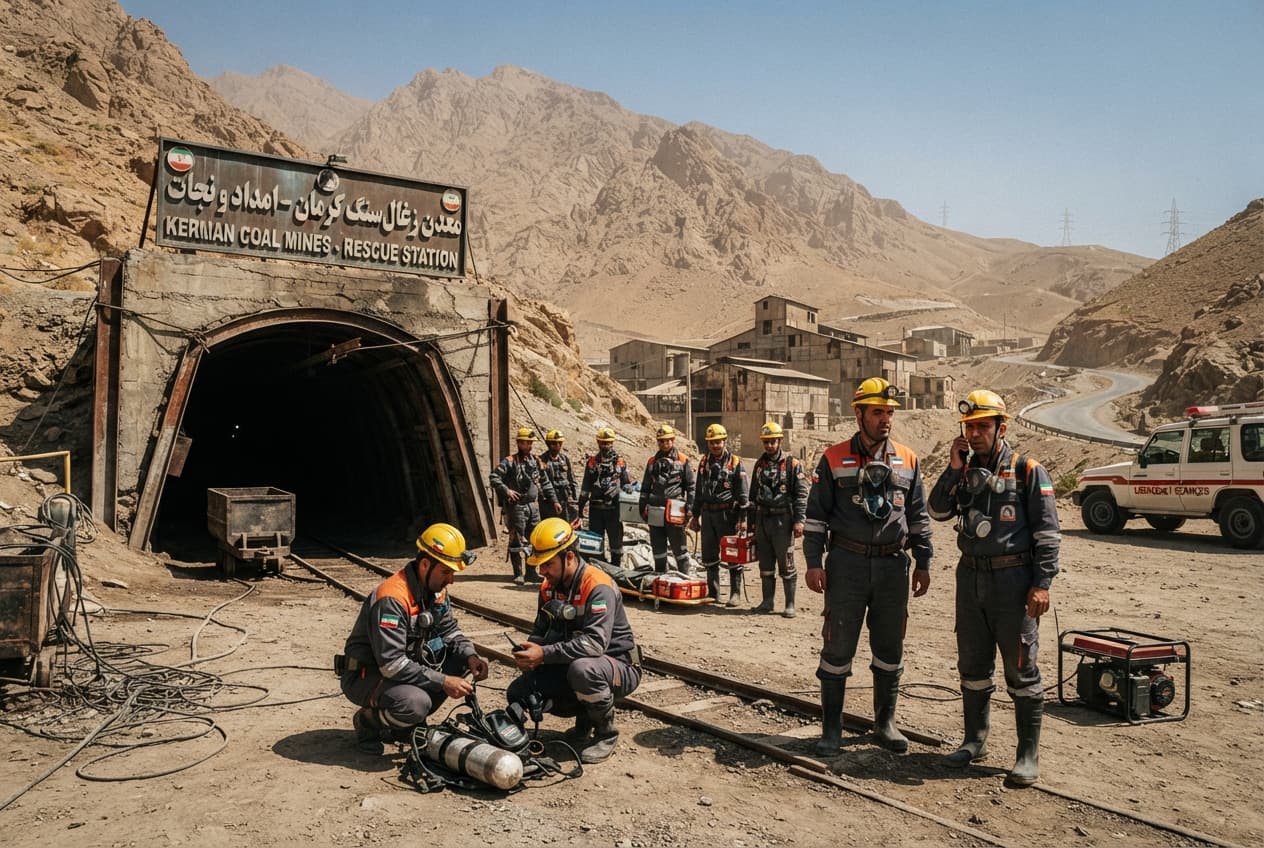 Fatal Mining Accident: Kerman Province Coal Mine Gas Leak and Collapse Kills Two Fatal Mining Accident: Kerman Province Coal Mine Gas Leak and Collapse Kills Two