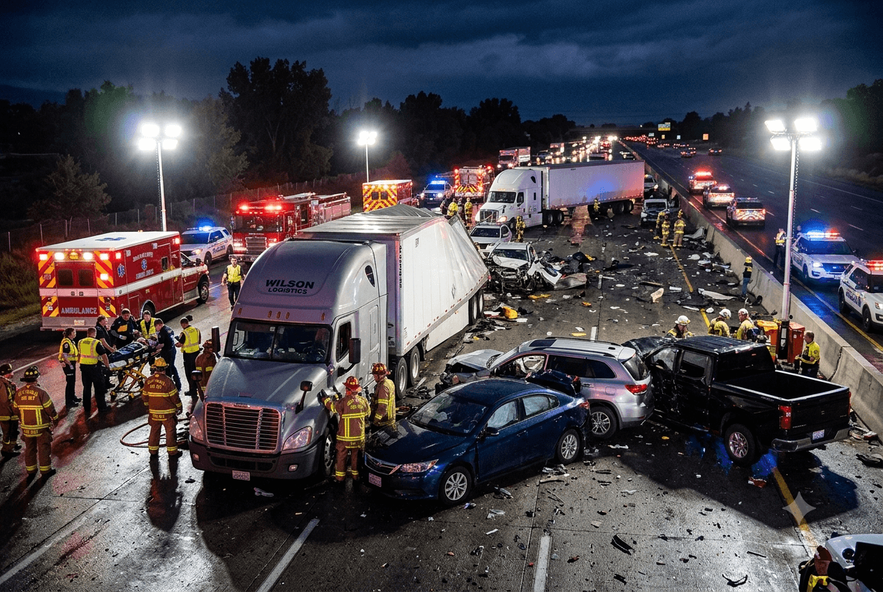 N3 Highway Disaster: Nine Dead Following Multi-Vehicle Pileup Involving Trucks and Light Vehicles N3 Highway Disaster: Nine Dead Following Multi-Vehicle Pileup Involving Trucks and Light Vehicles