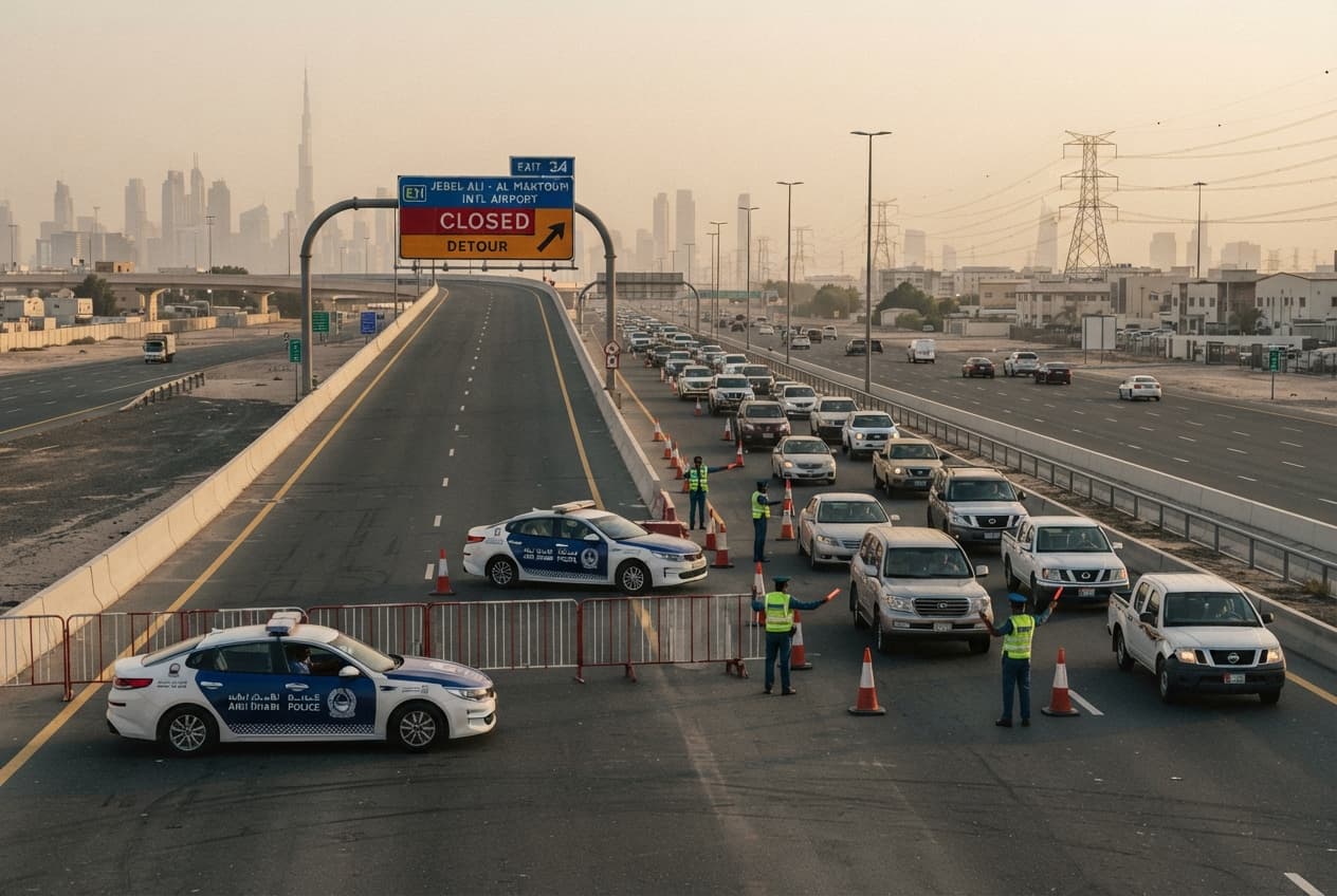 Abu Dhabi Highway Crash: Massive Multi-Car Pileup Paralyzes Major Transport Artery During Morning Rush Abu Dhabi Highway Crash: Massive Multi-Car Pileup Paralyzes Major Transport Artery During Morning Rush