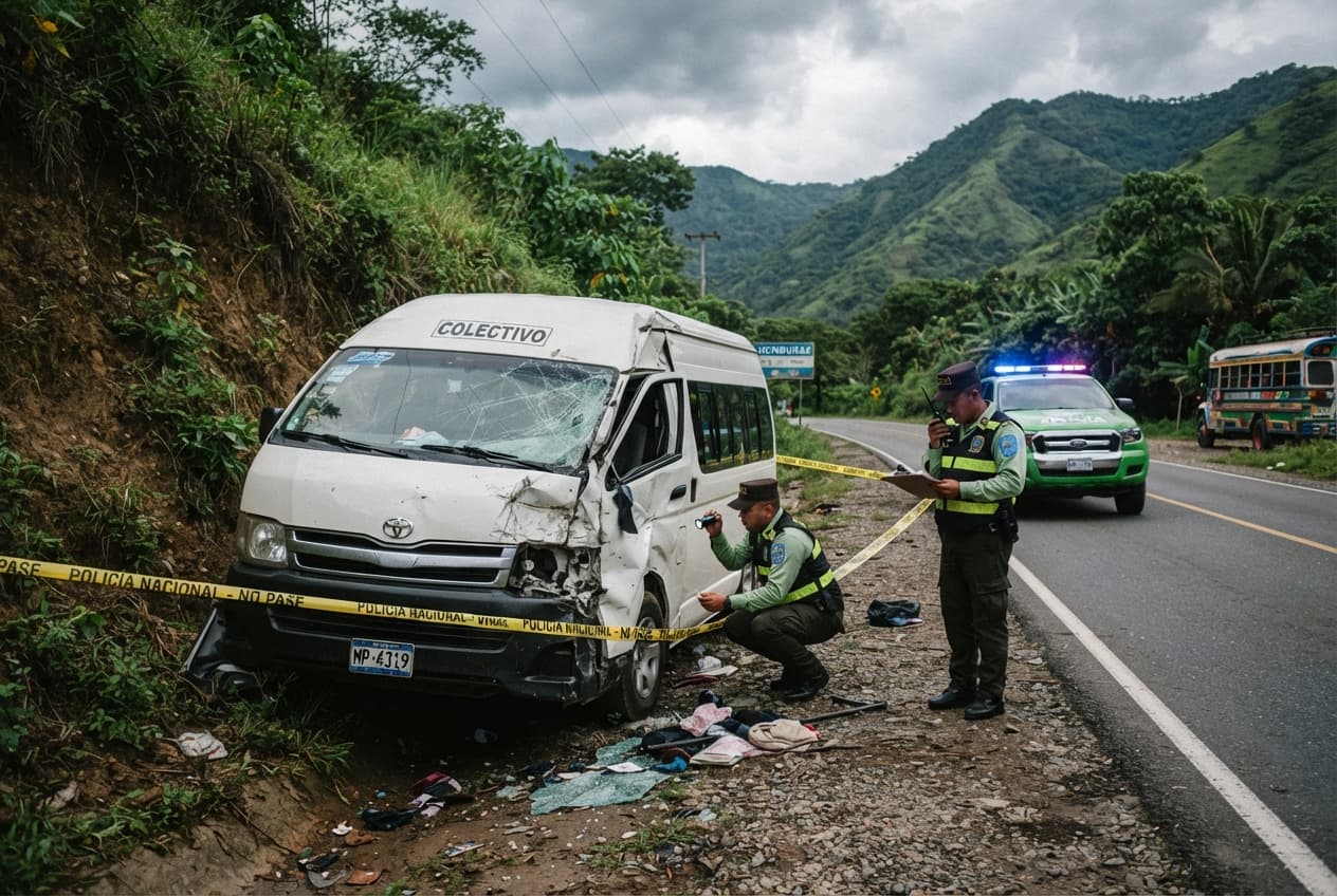 Fatal Highway Impact: Public Transport Microbus Collides with Lorry on Northern Route, Leaving Four Dead Fatal Highway Impact: Public Transport Microbus Collides with Lorry on Northern Route, Leaving Four Dead