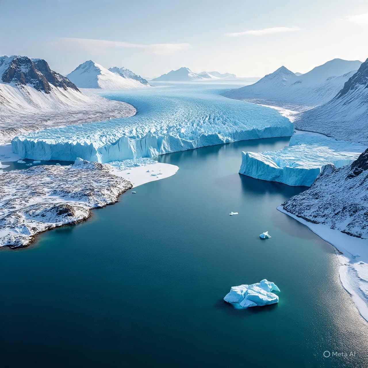 Where Glaciers Drift and Power Projects Forward, Attention Settles Where Glaciers Drift and Power Projects Forward, Attention Settles
