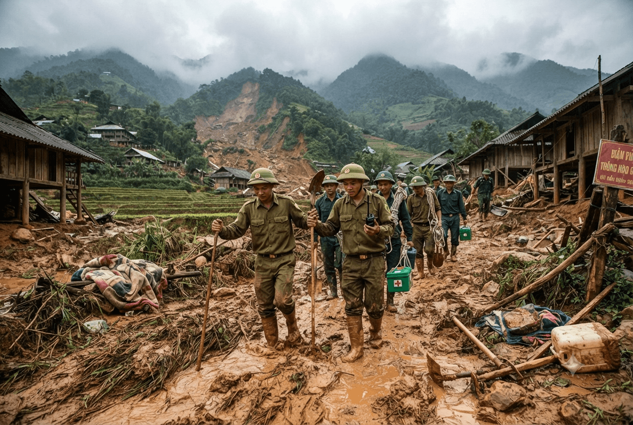 Deadly Mountain Landslides: Flash Floods Hammer Ha Giang Province Leaving Four Dead Today Deadly Mountain Landslides: Flash Floods Hammer Ha Giang Province Leaving Four Dead Today