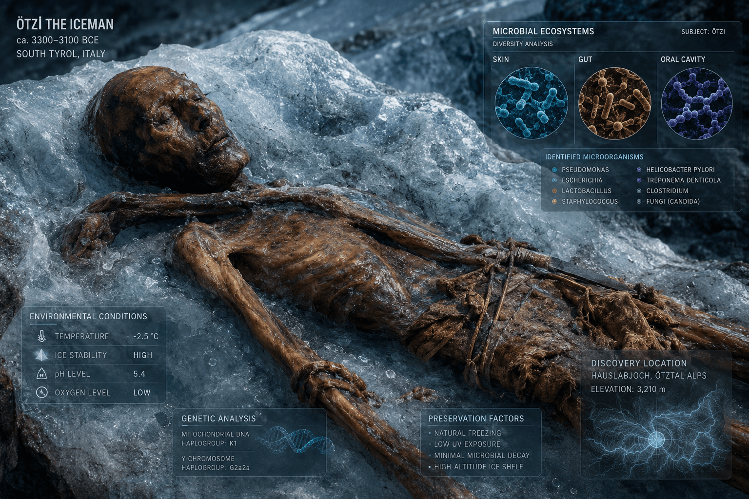 What Ötzi's Ancient Microbiome Reveals About Human History What Ötzi's Ancient Microbiome Reveals About Human History