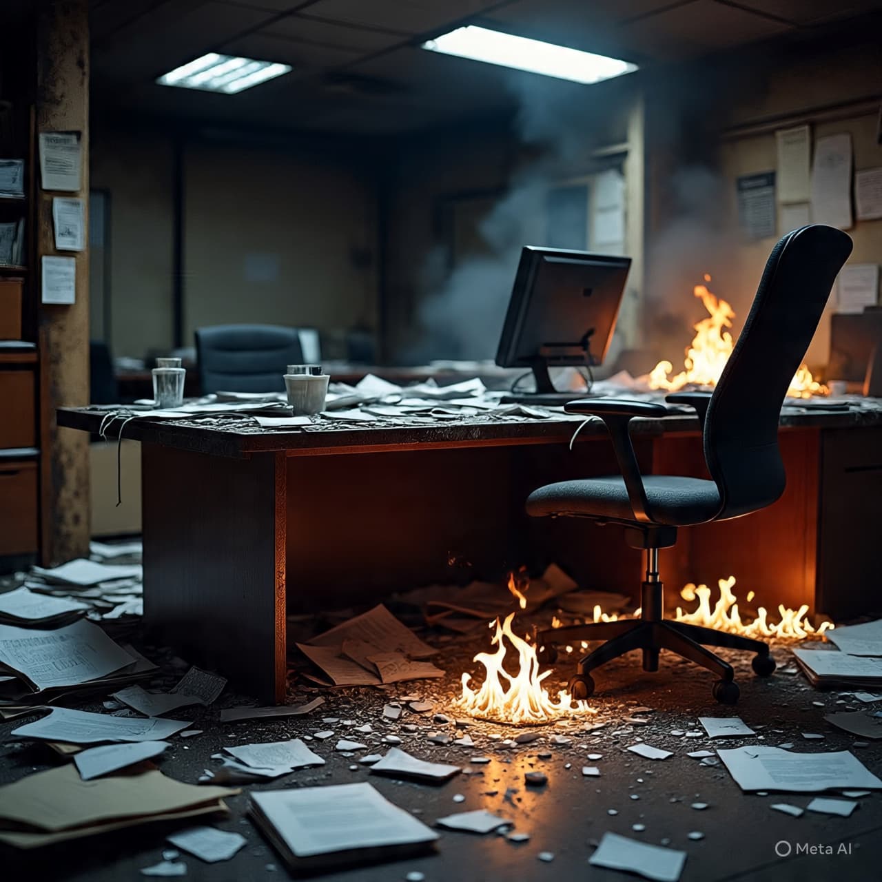 Where Words Once Lived: The Night Media Offices Turned to Smoke Where Words Once Lived: The Night Media Offices Turned to Smoke
