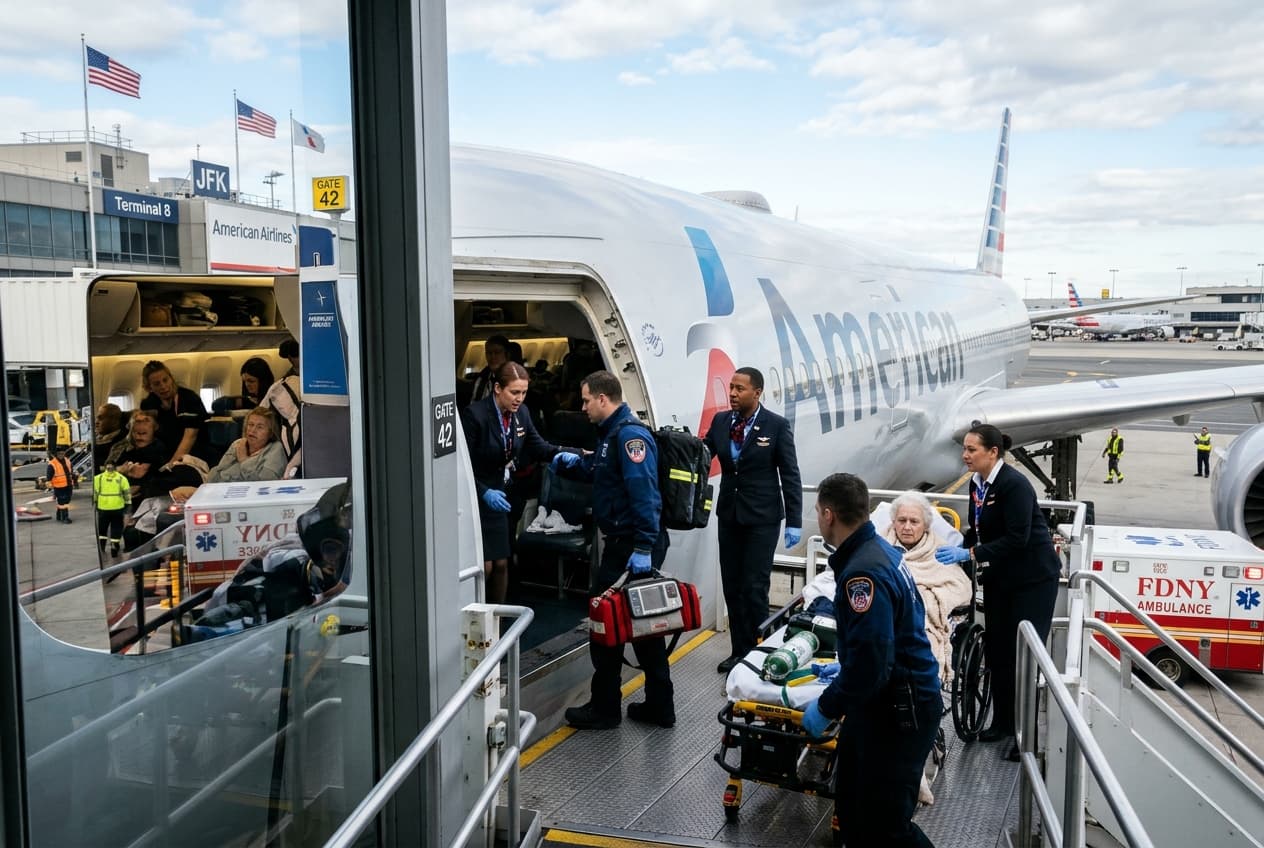 New York Bound Flight, Severe Turbulence Injures Eight Onboard, Crew Declares Medical Emergency New York Bound Flight, Severe Turbulence Injures Eight Onboard, Crew Declares Medical Emergency
