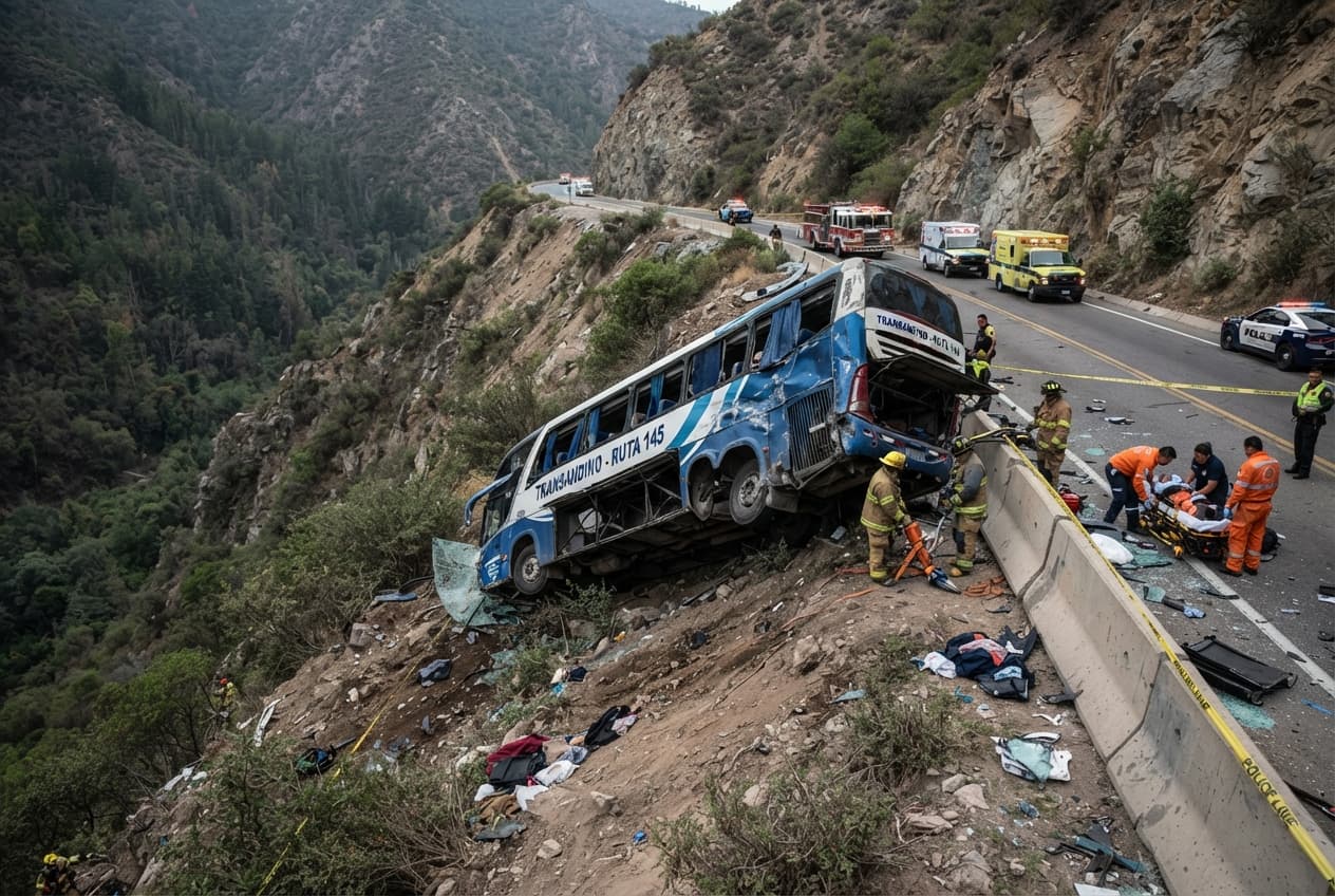 Mountain Pass Crash, Iran: Passenger Bus Derails and Overturns on Mazandaran Route, Leaving Five Dead Mountain Pass Crash, Iran: Passenger Bus Derails and Overturns on Mazandaran Route, Leaving Five Dead