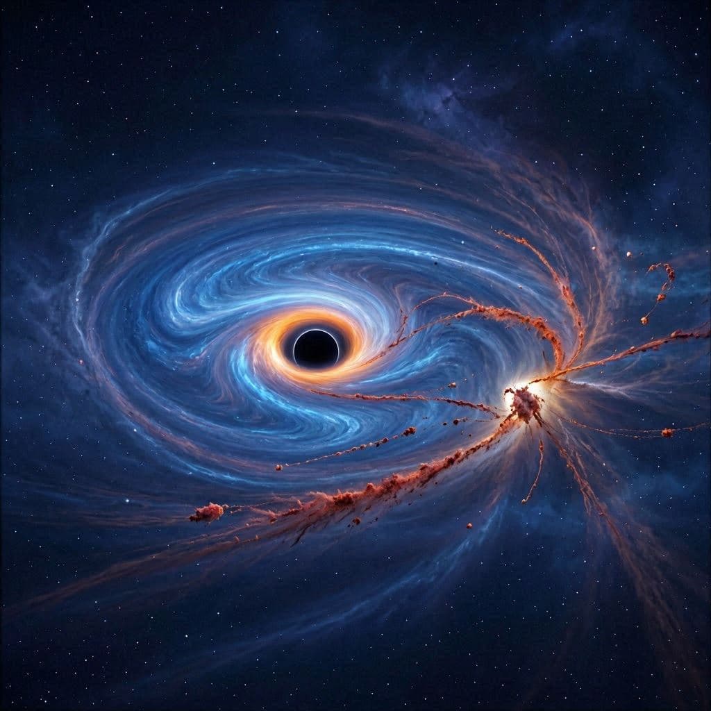 The Darkness Revealed Itself Only When a Star Passed Too Close The Darkness Revealed Itself Only When a Star Passed Too Close