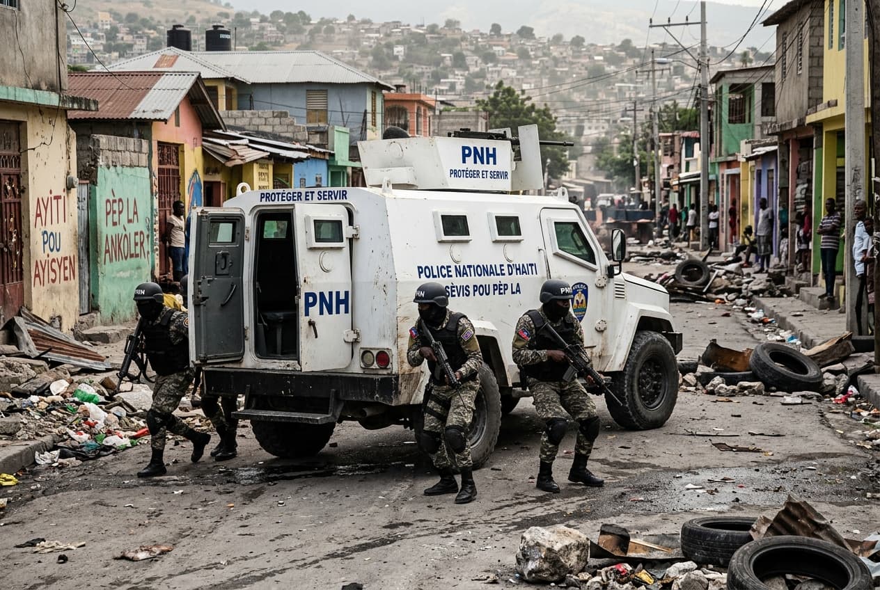 Armed Gang Ambushes Police Patrol In Haiti, Two Officers Killed And Three Wounded Armed Gang Ambushes Police Patrol In Haiti, Two Officers Killed And Three Wounded