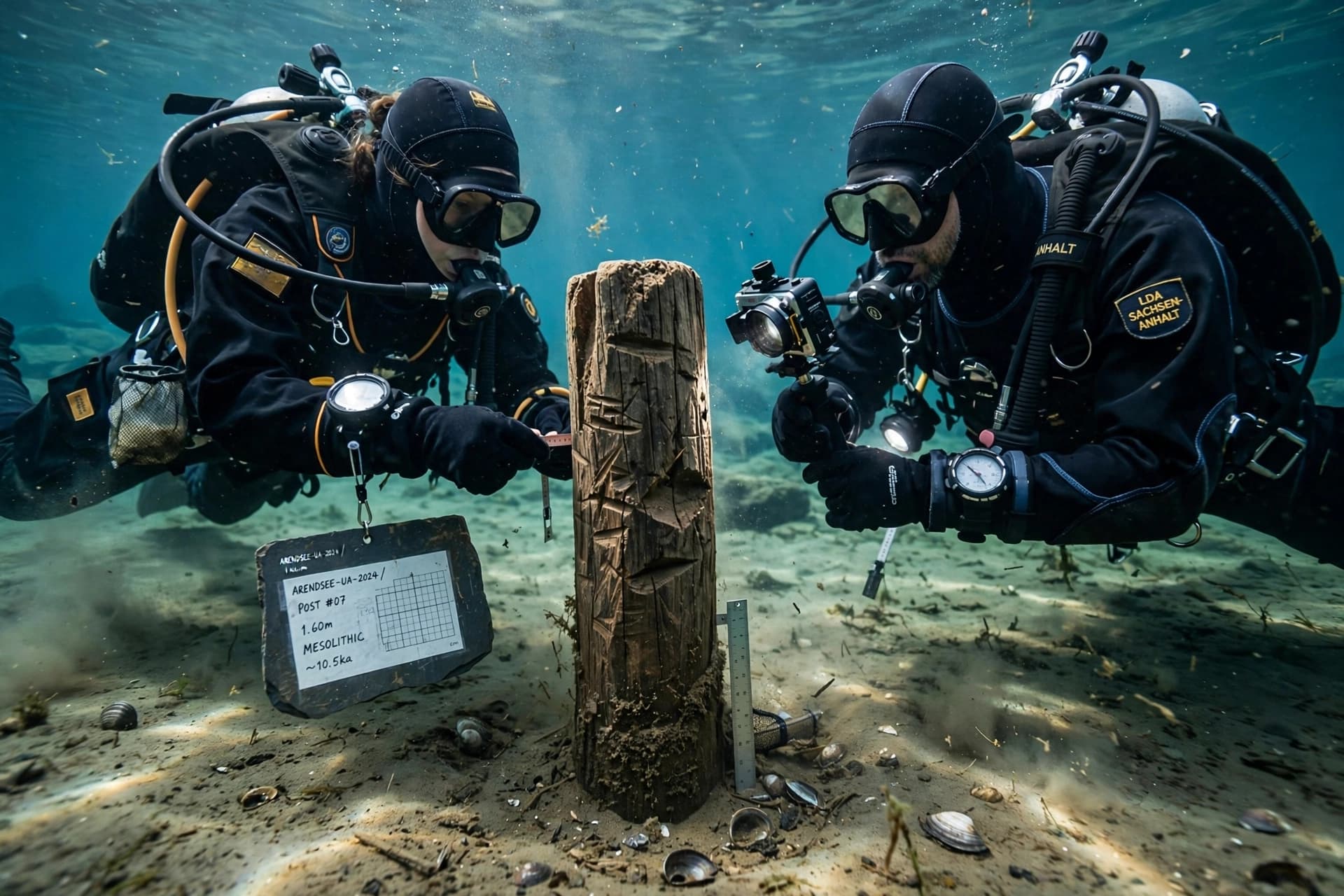 Beneath the Water, 10,500-Year-Old Timber Offers a Glimpse of a Forgotten Landscape Beneath the Water, 10,500-Year-Old Timber Offers a Glimpse of a Forgotten Landscape