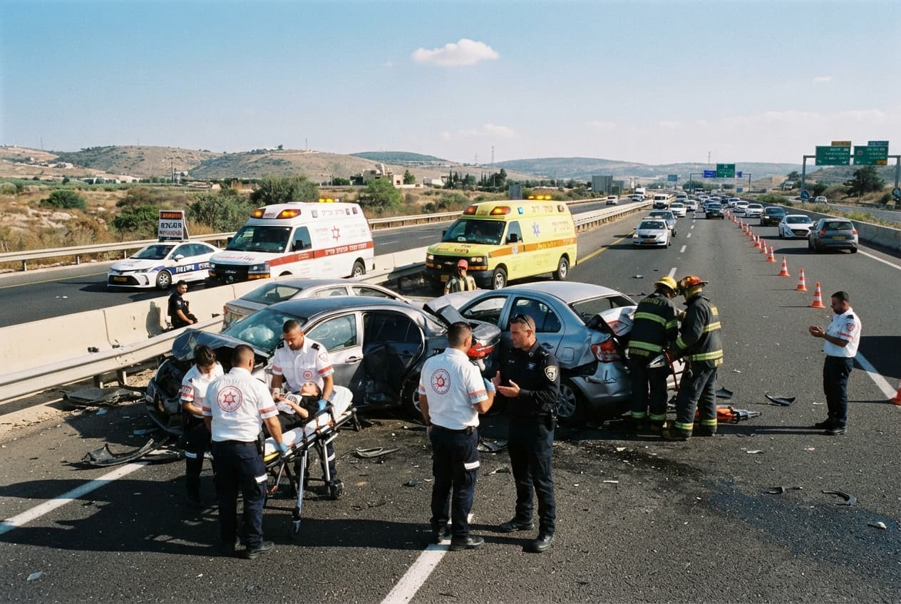 Commuter Chaos on Highway Six Leaves Eighteen Injured After Eight Vehicle Mass Collision Commuter Chaos on Highway Six Leaves Eighteen Injured After Eight Vehicle Mass Collision