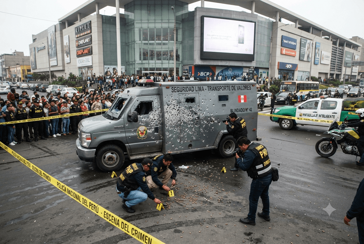Armed Robbers Ambush Cash Transit Vehicle In Lima 2 Guards Dead: Police Pursue Suspects Armed Robbers Ambush Cash Transit Vehicle In Lima 2 Guards Dead: Police Pursue Suspects