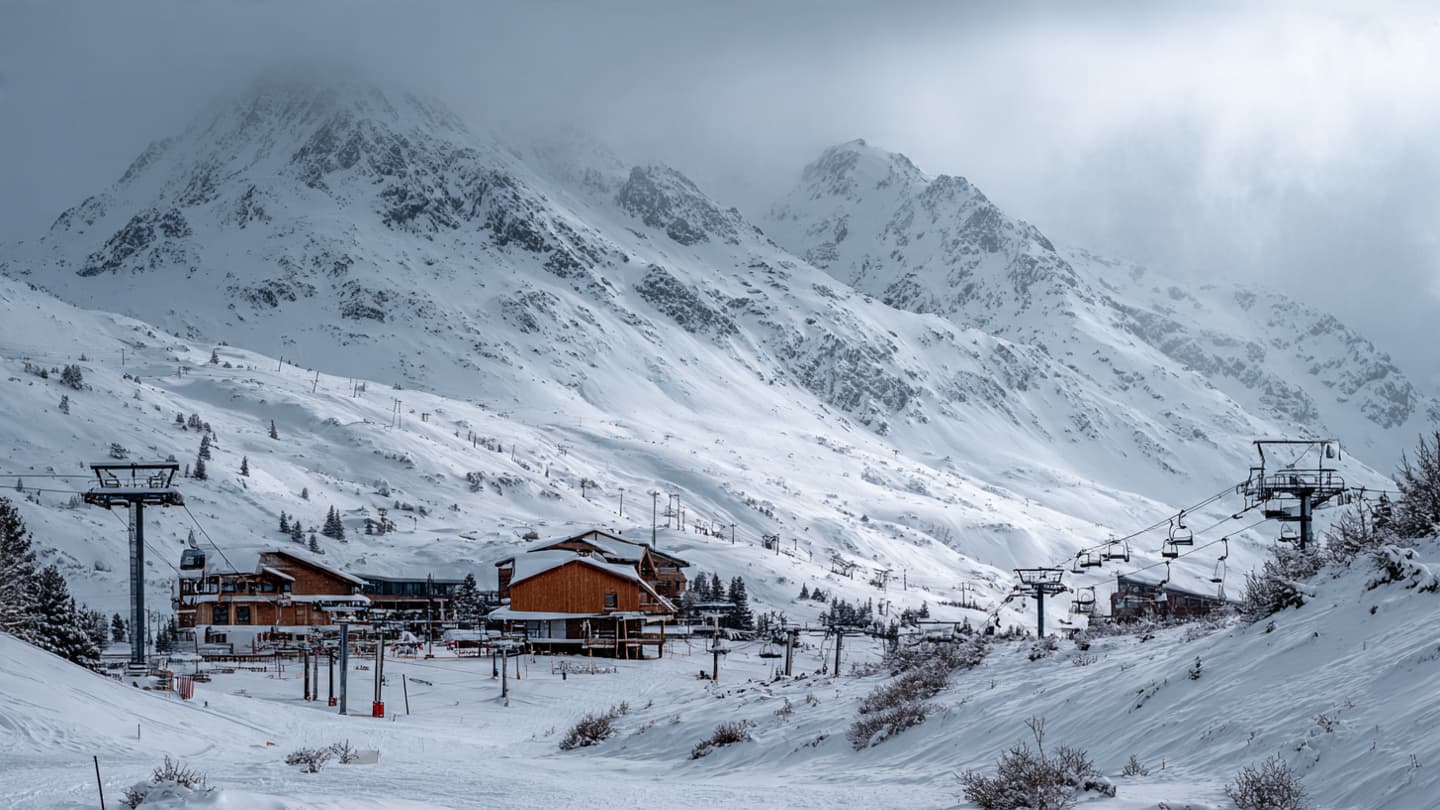 Winter Knocked Softly Before Opening the Mountain Gates Winter Knocked Softly Before Opening the Mountain Gates