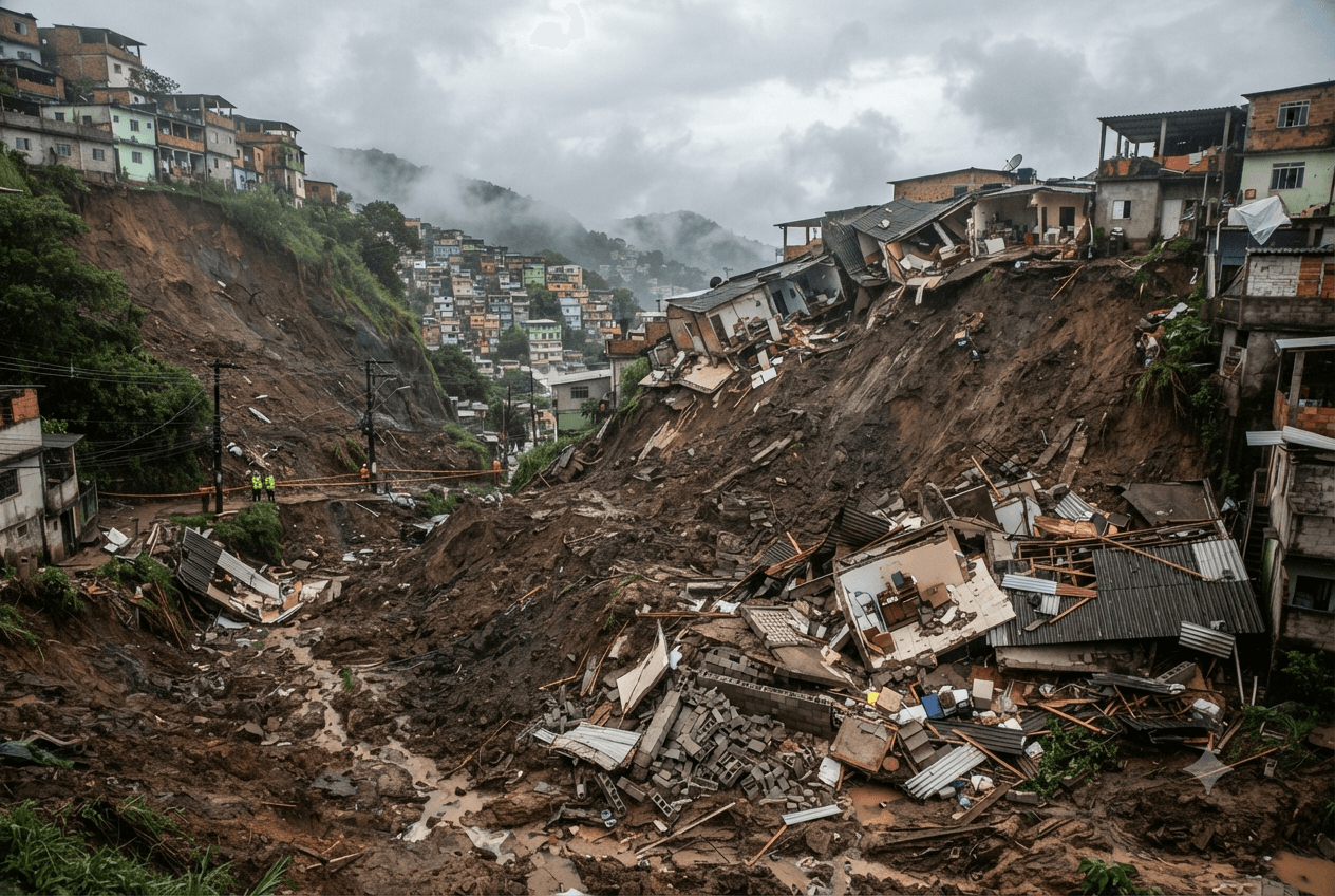 Petrópolis Landslide Disaster: Five People Confirmed Dead After Heavy Rainfall Destroys Hillside Homes Today Petrópolis Landslide Disaster: Five People Confirmed Dead After Heavy Rainfall Destroys Hillside Homes Today