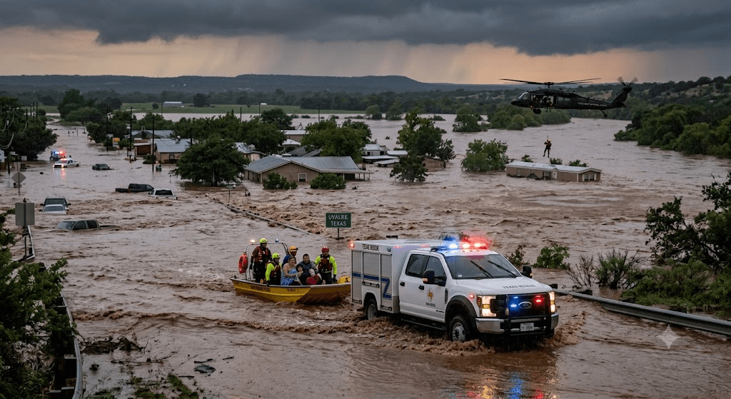 Central Texas Floods Turn Deadly: At Least 1 Confirmed Dead as Waters Rise Central Texas Floods Turn Deadly: At Least 1 Confirmed Dead as Waters Rise