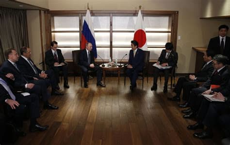 Japan PM Says Putin’s Visit to Disputed Islands Is “Absolutely Unacceptable” Japan PM Says Putin’s Visit to Disputed Islands Is “Absolutely Unacceptable”