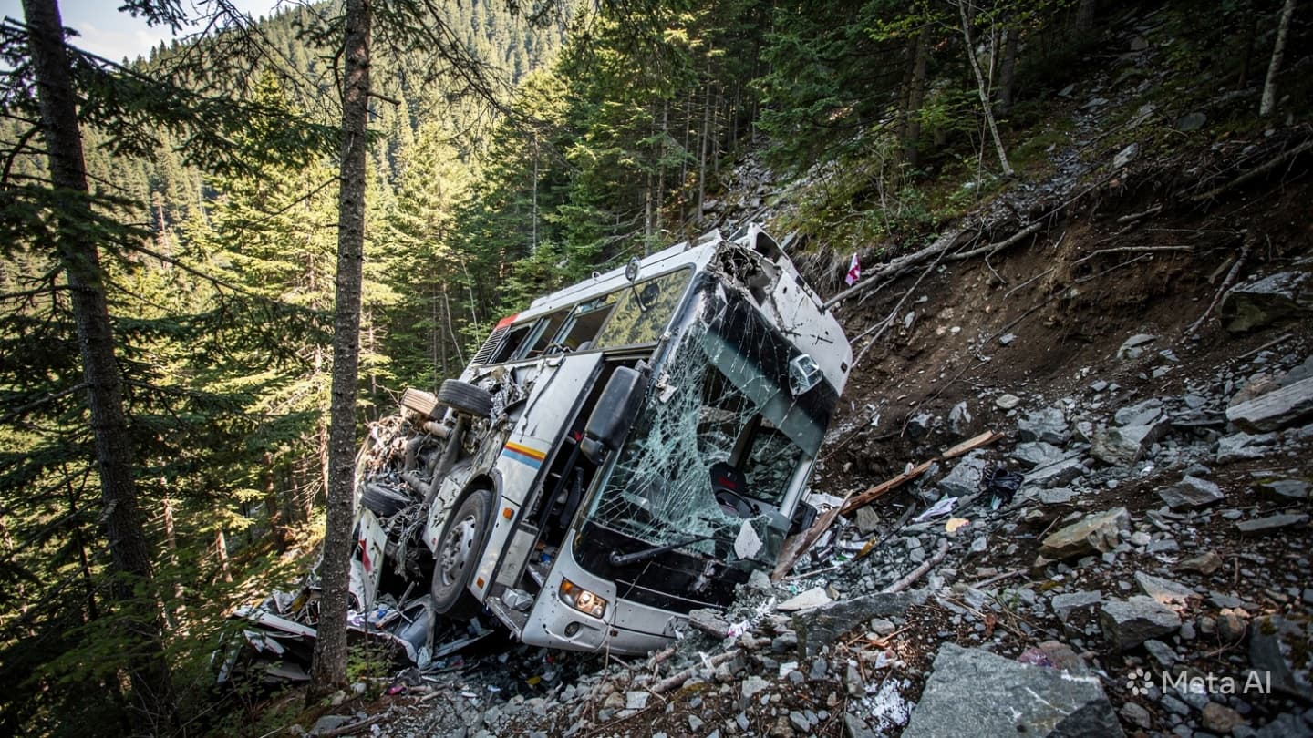 Bus Accident Brazil: Twelve Fatalities Confirmed After Vehicle Plunges from Steep Mountain Highway Pass Bus Accident Brazil: Twelve Fatalities Confirmed After Vehicle Plunges from Steep Mountain Highway Pass