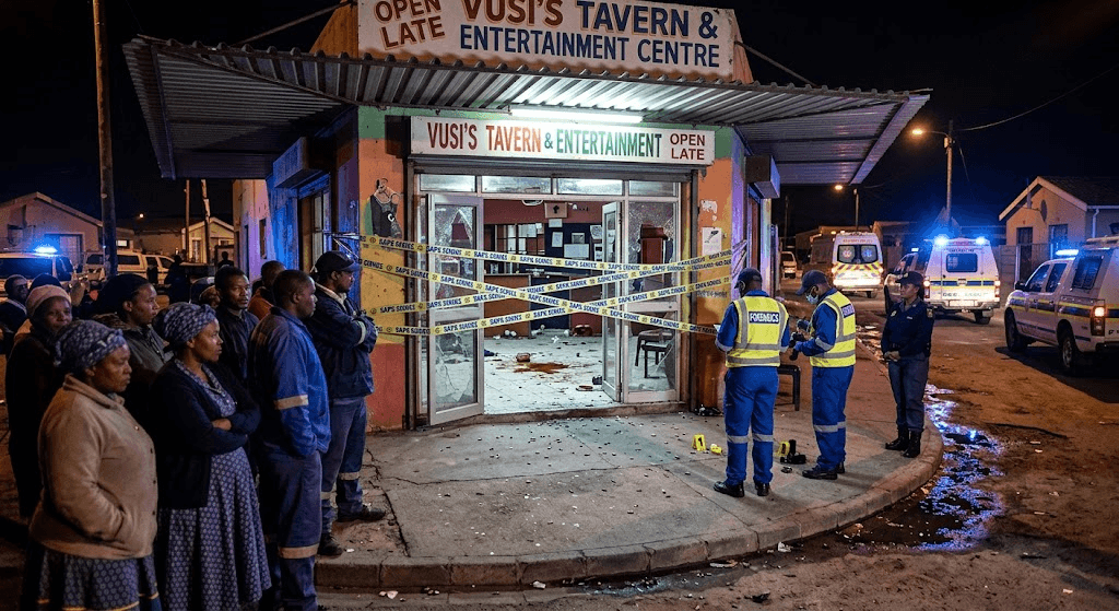Horror in South Africa: Gunmen Storm Entertainment Venue, Leaving 10 Dead and 11 Injured Horror in South Africa: Gunmen Storm Entertainment Venue, Leaving 10 Dead and 11 Injured