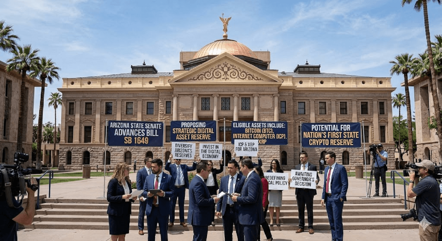 The Desert Ledger: Arizona Moves to Add ICP, XRP, and BTC to Official State Reserves The Desert Ledger: Arizona Moves to Add ICP, XRP, and BTC to Official State Reserves