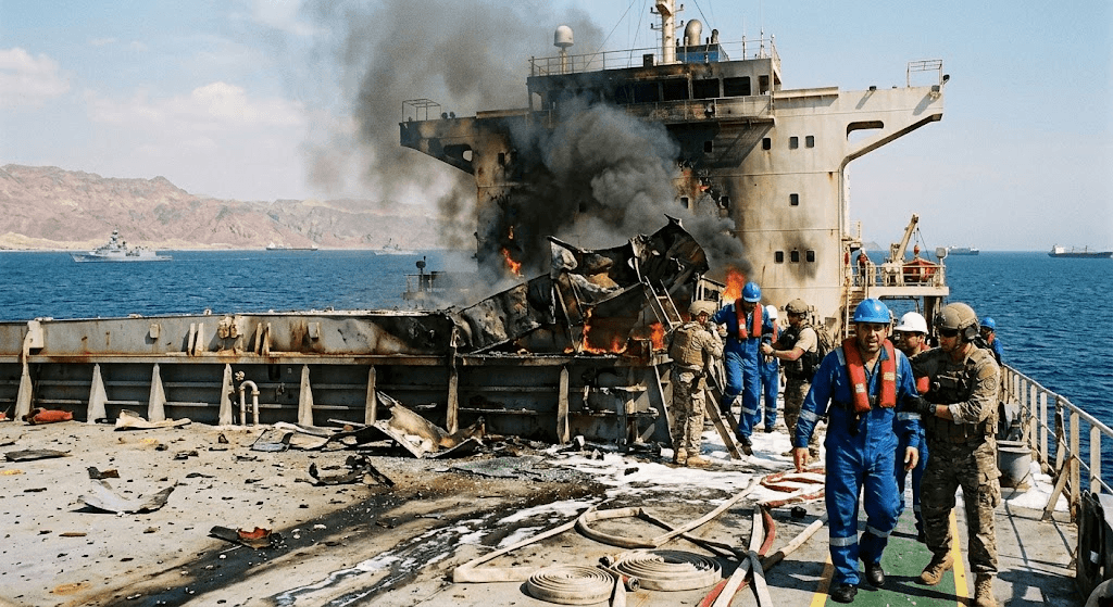 Tragedy in the Red Sea: Houthi Missile Attack Kills 3 Crew Members Aboard Commercial Ship Tragedy in the Red Sea: Houthi Missile Attack Kills 3 Crew Members Aboard Commercial Ship