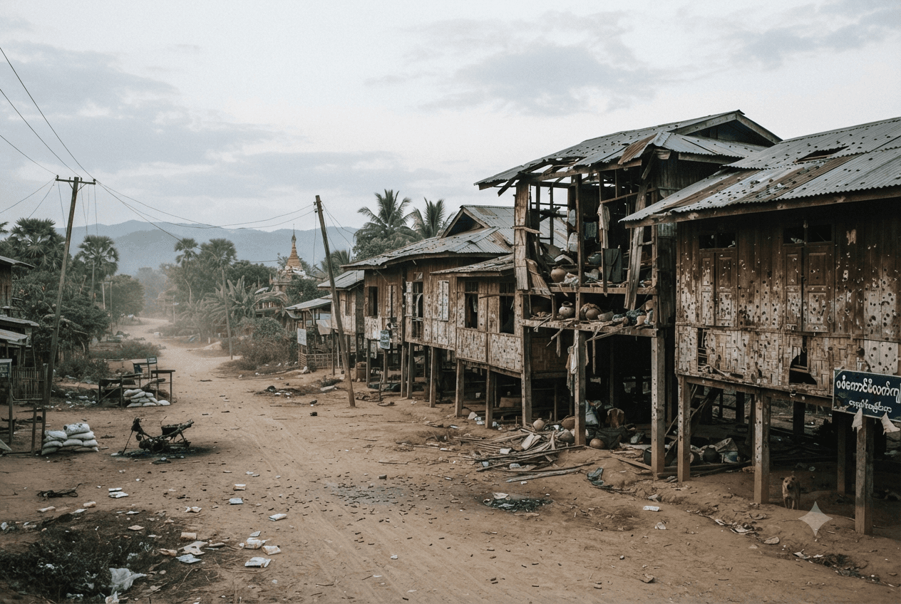 Regional Conflict Casualties: Four Hurt By Stray Gunfire During Armed Skirmishes In Sagaing Regional Conflict Casualties: Four Hurt By Stray Gunfire During Armed Skirmishes In Sagaing