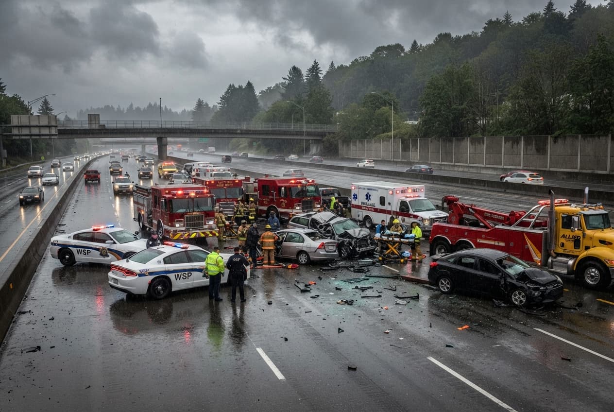 Highway Tragedy: Four Dead Following Multi-Vehicle Collision on N1 Route Near Johannesburg Highway Tragedy: Four Dead Following Multi-Vehicle Collision on N1 Route Near Johannesburg
