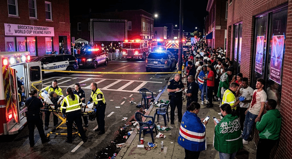Four Rushed to Hospital After Gunfire Erupts at World Cup Celebration Party Four Rushed to Hospital After Gunfire Erupts at World Cup Celebration Party