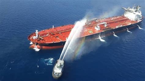 Iran Claims Tanker Hit Mines in Hormuz, While US Disputes Account Iran Claims Tanker Hit Mines in Hormuz, While US Disputes Account
