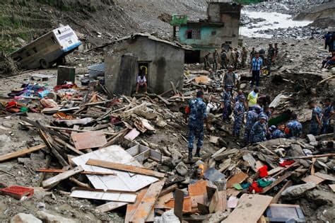 Landslide on China-Nepal Border Engulfs Checkpoint, Causing Major Casualties Landslide on China-Nepal Border Engulfs Checkpoint, Causing Major Casualties