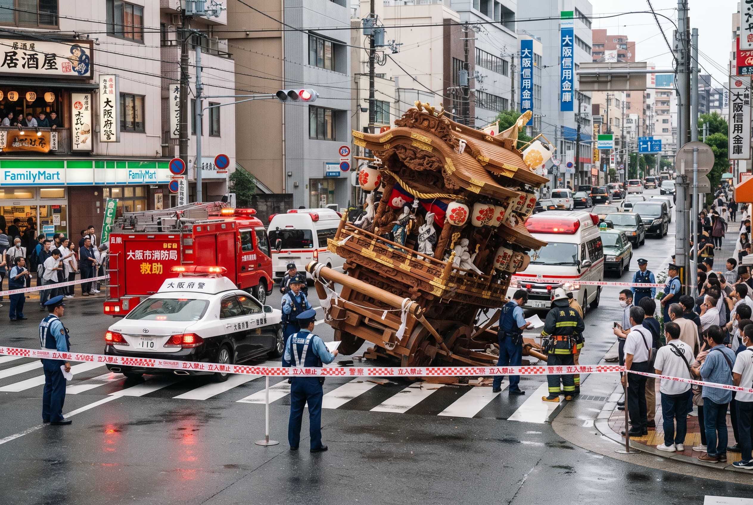 Festival Float Disaster: Osaka Faces Urgent Safety Scrutiny After Heavy Danjiri Overturns Kill Two Participants Festival Float Disaster: Osaka Faces Urgent Safety Scrutiny After Heavy Danjiri Overturns Kill Two Participants
