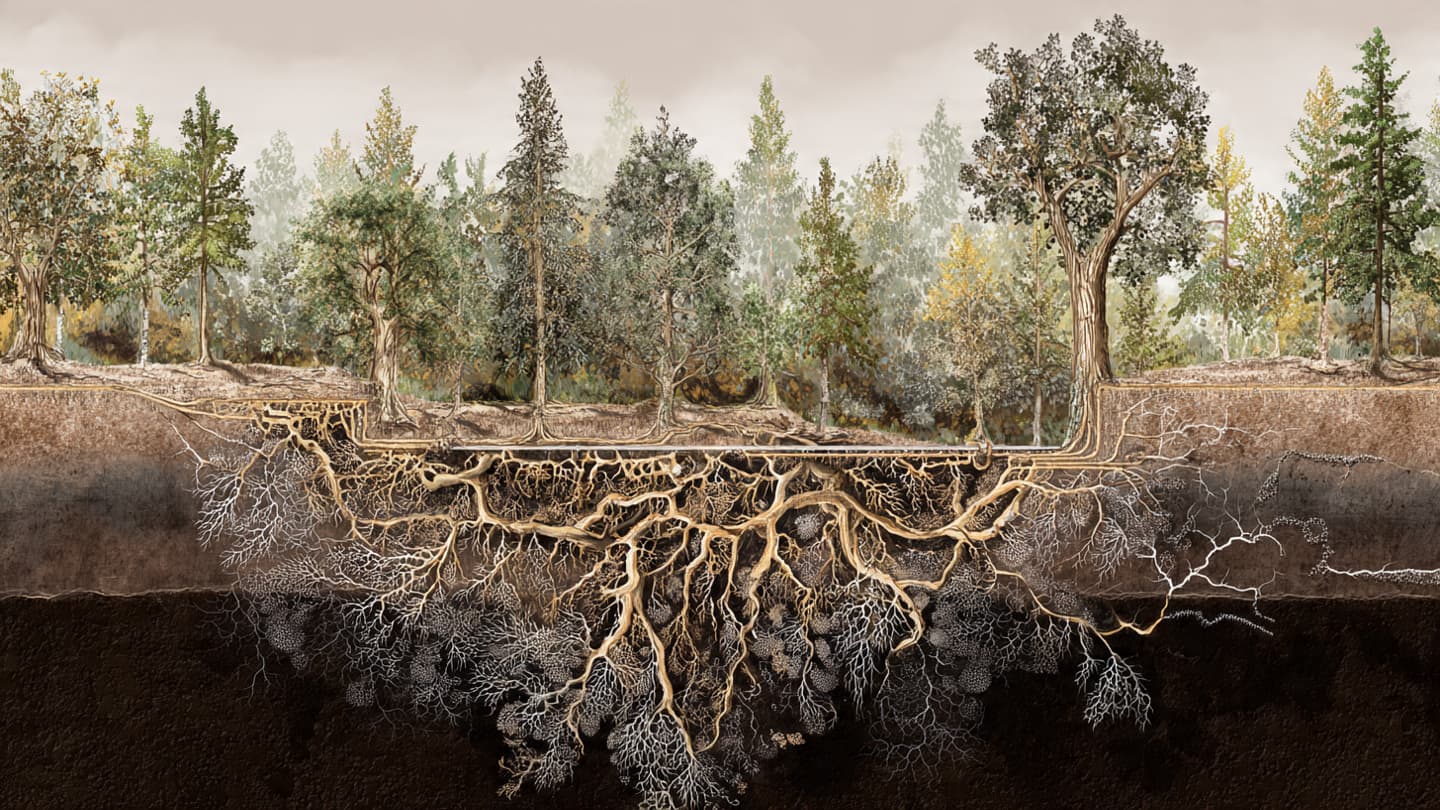 Beneath Every Forest, an Invisible Web Quietly Connects the World Beneath Every Forest, an Invisible Web Quietly Connects the World