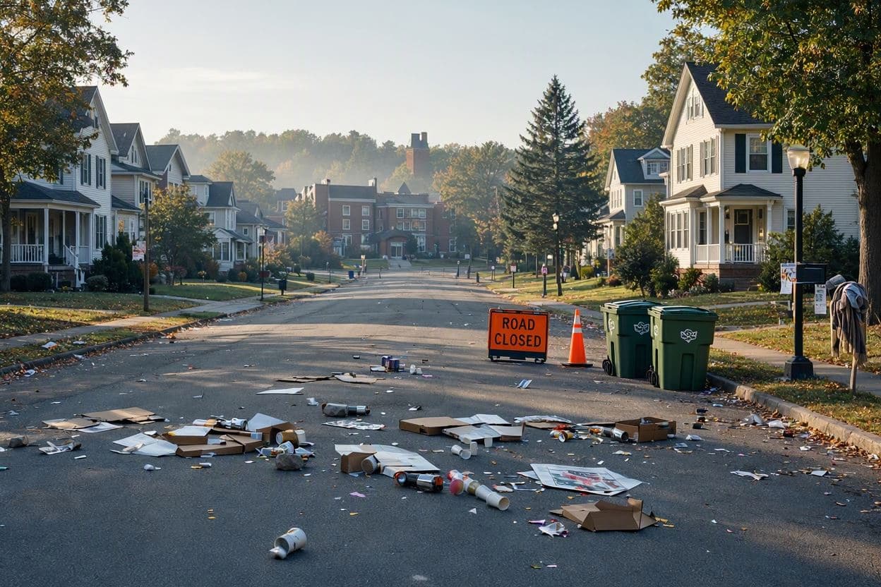 The Morning After the Crowd Goes Home The Morning After the Crowd Goes Home