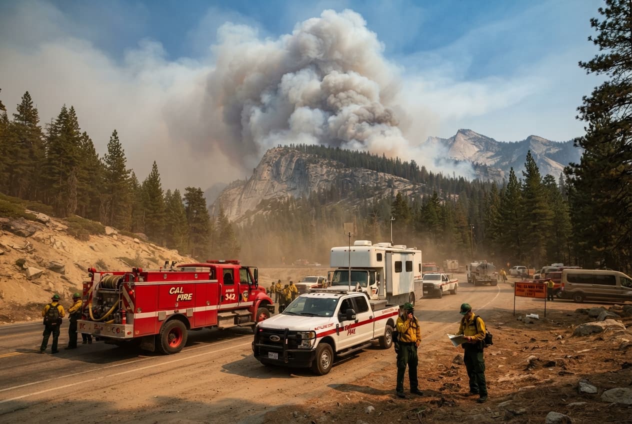 Yosemite Helicopter Crash: Two Pilots Die Battling Active Wildfire in National Park Terrain Yosemite Helicopter Crash: Two Pilots Die Battling Active Wildfire in National Park Terrain