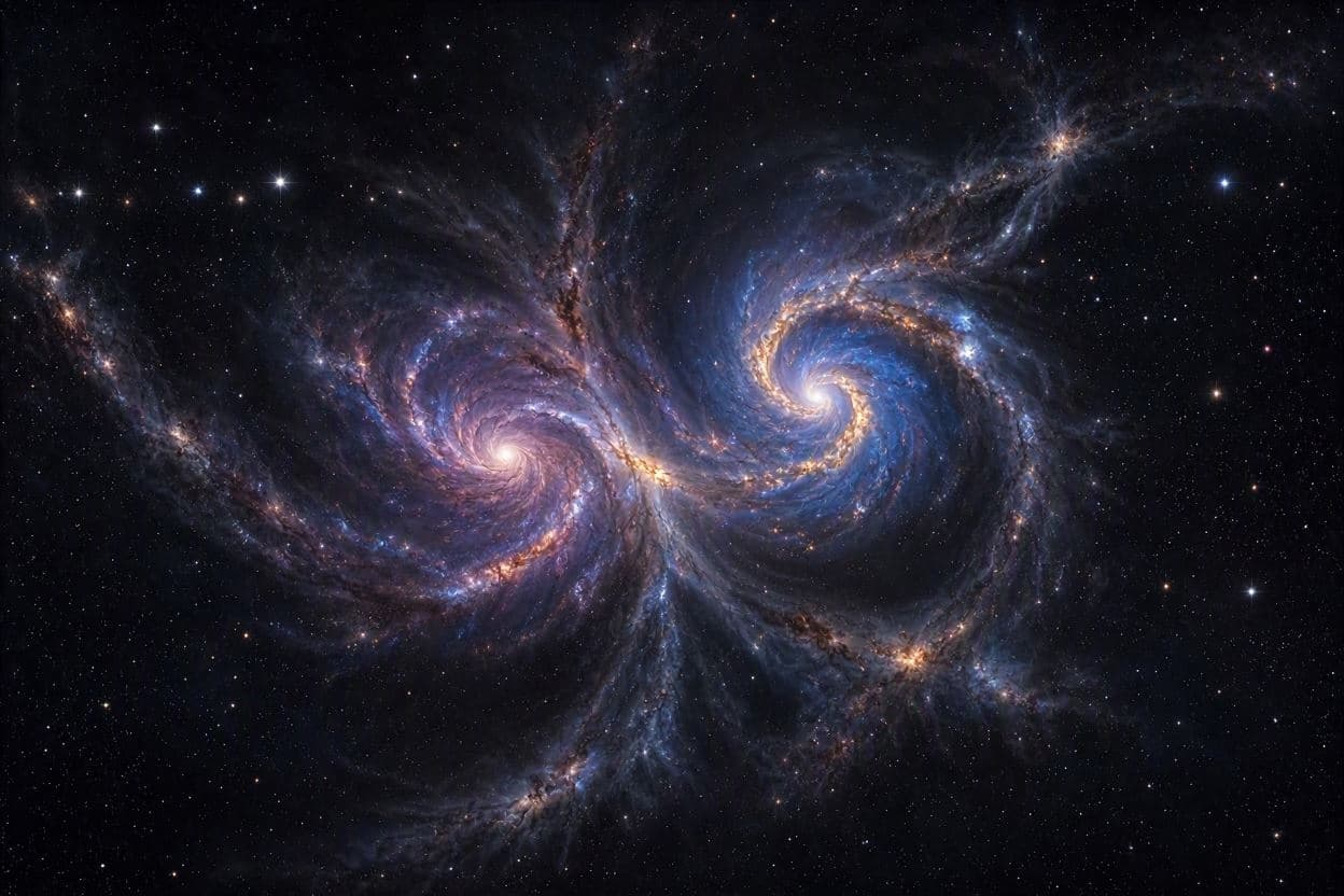 Stretched Stars: Visualizing Galactic Interaction Stretched Stars: Visualizing Galactic Interaction