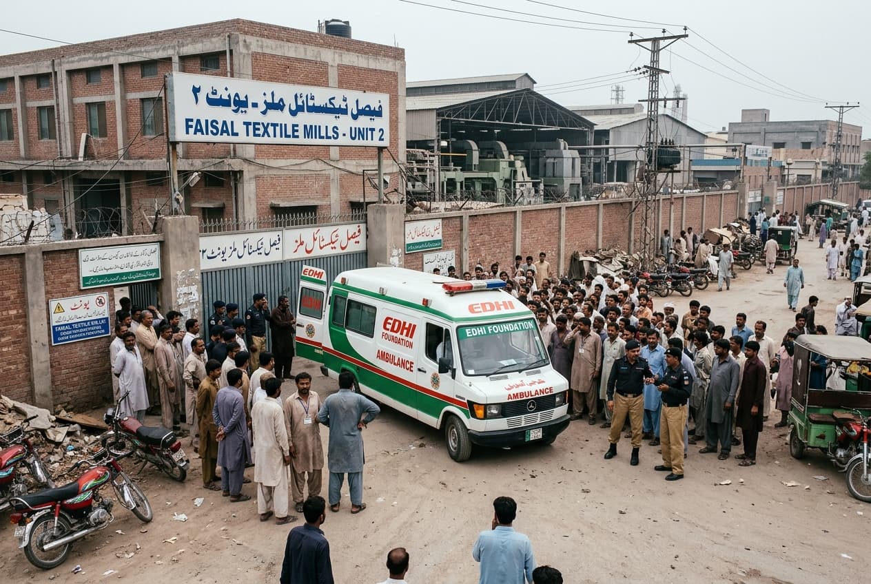 Textile Mill Boiler Blast In Pakistan Kills Four Workers, Eight Others Rushed To Hospital Textile Mill Boiler Blast In Pakistan Kills Four Workers, Eight Others Rushed To Hospital