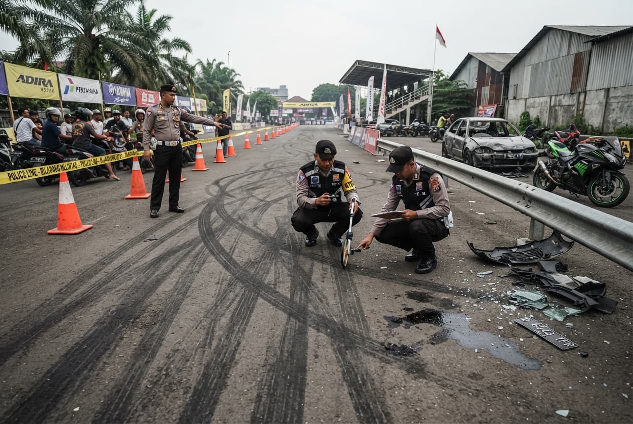 Race Track Horror: Speeding Drag Car Veers Into Spectators In Indonesia Killing Eight Race Track Horror: Speeding Drag Car Veers Into Spectators In Indonesia Killing Eight