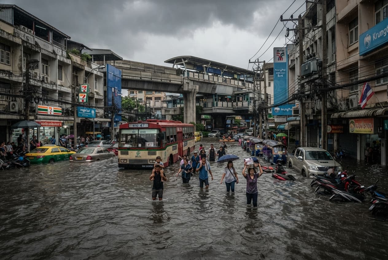 Thailand Weather Disaster: Bangkok Declares Emergency Protocols Following Massive Flash Floods Thailand Weather Disaster: Bangkok Declares Emergency Protocols Following Massive Flash Floods