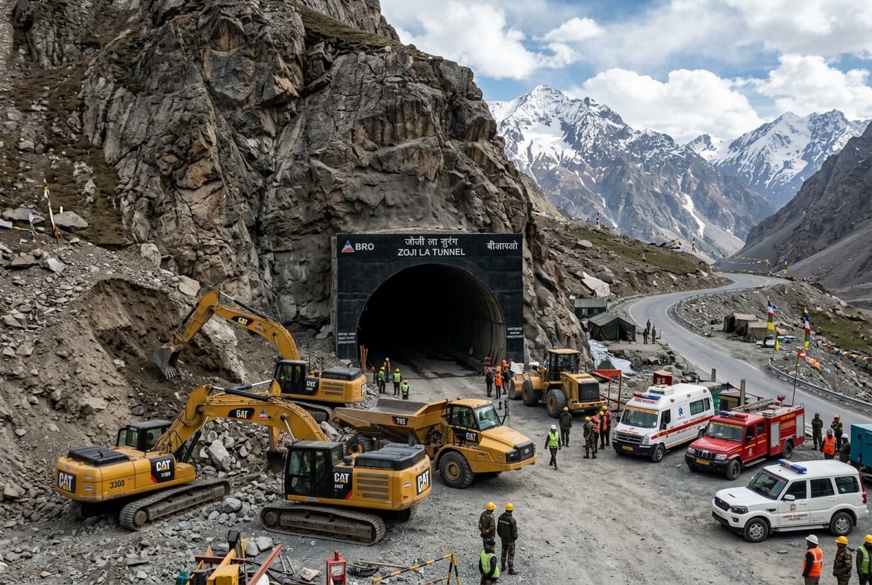 Himalayan Infrastructure Disaster: Mountain Highway Tunnel Collapse Kills Nine, Traps Fifteen Workers Inside Himalayan Infrastructure Disaster: Mountain Highway Tunnel Collapse Kills Nine, Traps Fifteen Workers Inside