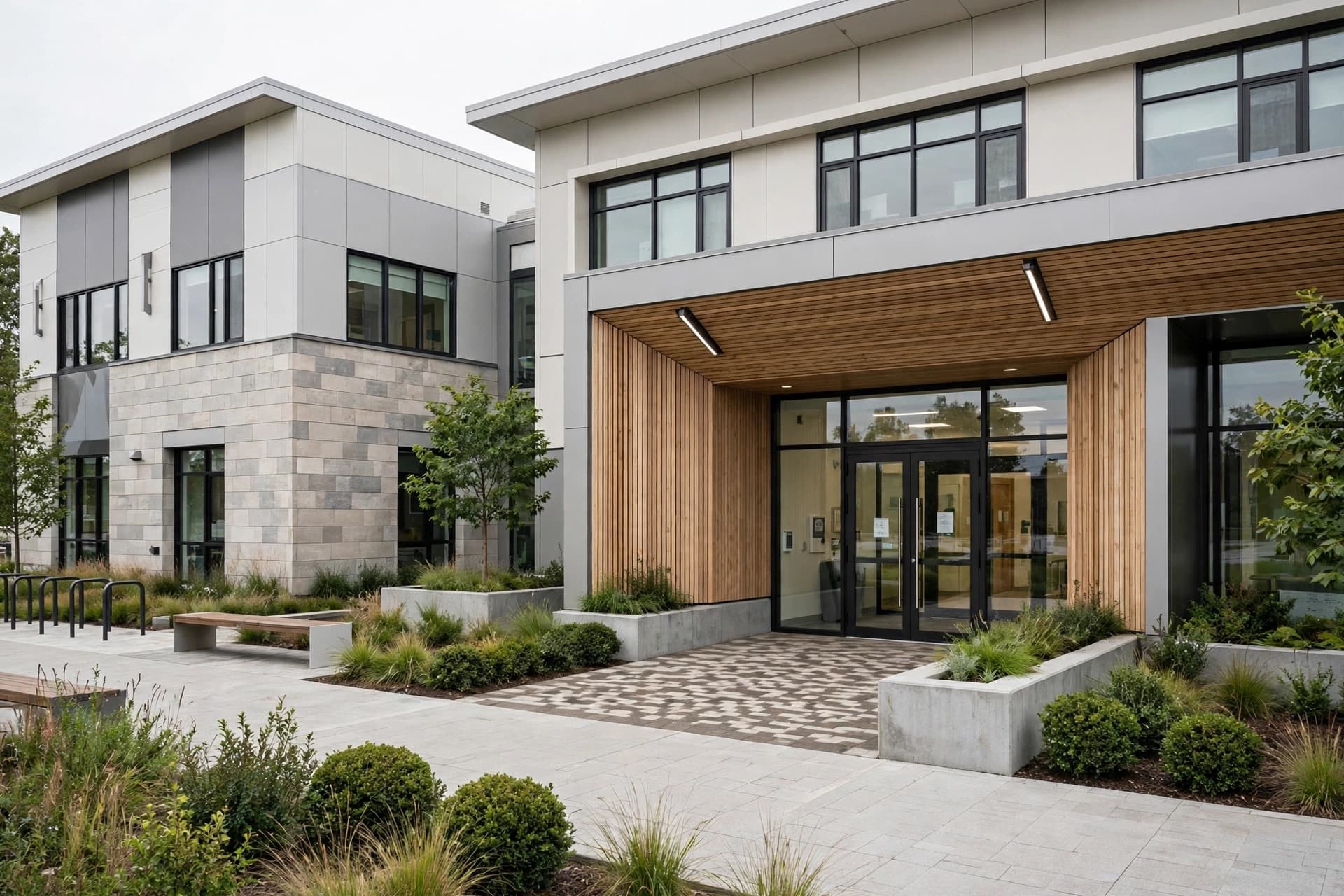 A child care centre beside the urgent care ward asks who keeps the healers healing. A child care centre beside the urgent care ward asks who keeps the healers healing.