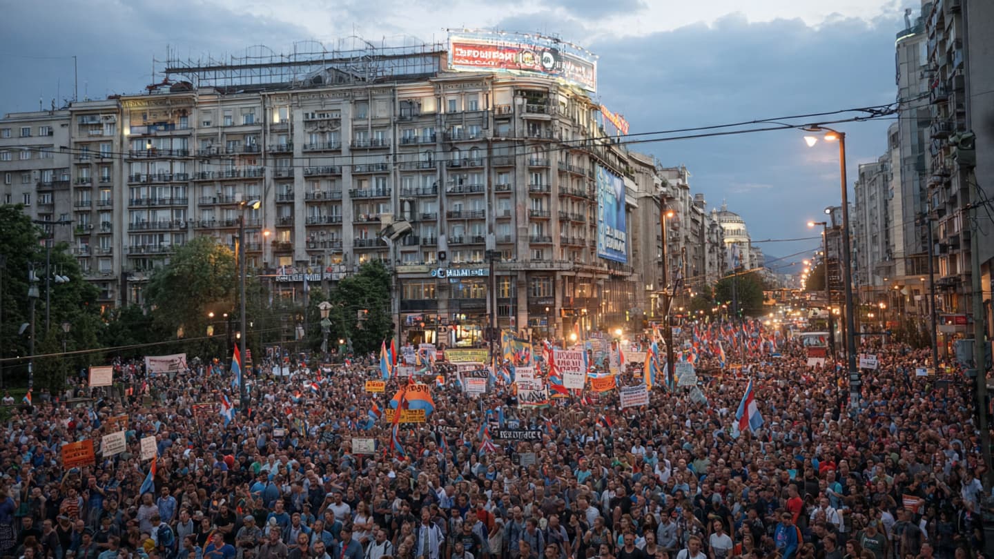 Serbia’s Streets Once Again Became a Stage for Public Frustration Serbia’s Streets Once Again Became a Stage for Public Frustration