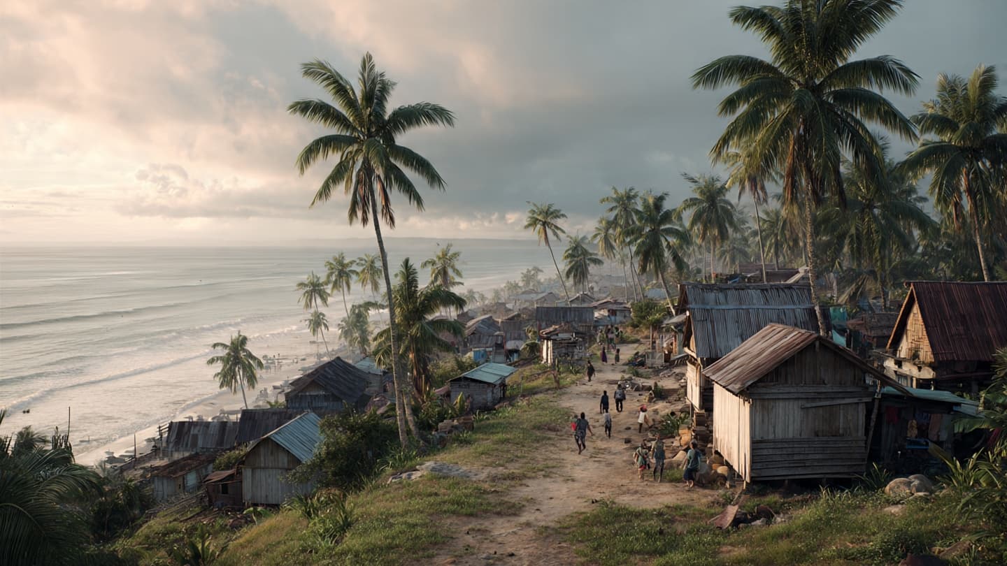 When the Earth Trembles Beneath Flores, Families Run Toward Open Ground as the Island Faces a Violent Morning When the Earth Trembles Beneath Flores, Families Run Toward Open Ground as the Island Faces a Violent Morning