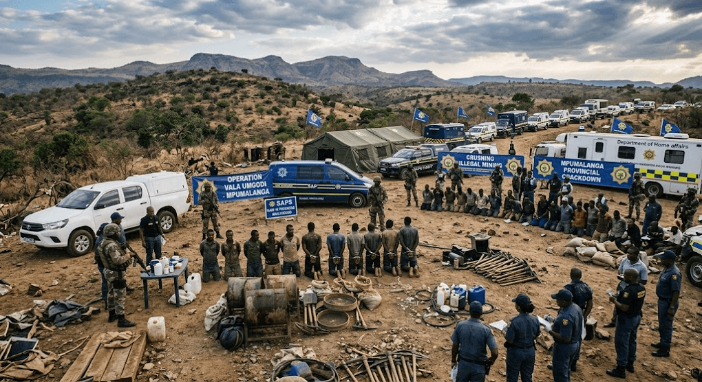 Mpumalanga Crackdown: 9 Mozambican Nationals Arrested in Major Illegal Mining Raid Mpumalanga Crackdown: 9 Mozambican Nationals Arrested in Major Illegal Mining Raid